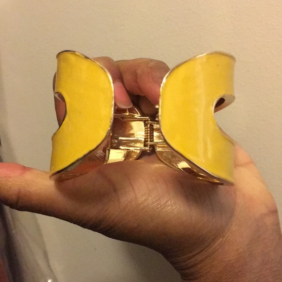 Yellow Cuff Bracelet from New York & Co. - Picture 4 of 4
